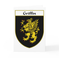 Griffin Coat of Arms/Family Crest cards