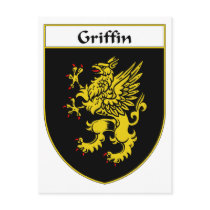 Griffin Coat of Arms/Family Crest postcards