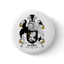 Griffin Family Crest buttons by coatsofarms Griffin Family Crest buttons