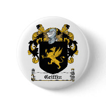Griffin Family Crest Button