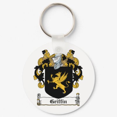 Griffin Family Crest Key Chains by coatsofarms