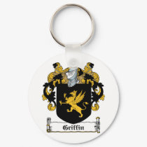 Griffin Family Crest keychains by coatsofarms Griffin Family Crest keychains