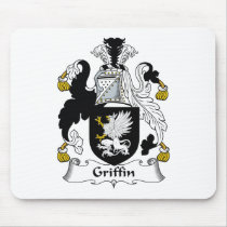 Griffin Family Crest mousepads