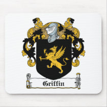 Griffin Family Crest mousepads by coatsofarms Griffin Family Crest mousepads
