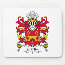 Griffin Family Crest mousepads by coatsofarms Griffin Family Crest mousepads
