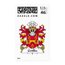 Griffin Family Crest postage