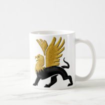 Griffin-Gold & Black mugs