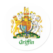 Griffin Shield of Great Britain stickers