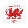 Griffin Welsh Dragon Post Card
