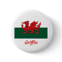 Griffin Welsh Flag buttons