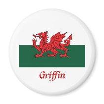 Griffin Welsh Flag magnets
