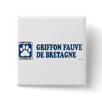 Griffon Fauve De Bretagne Blue buttons by GenuineDogOwner Griffon Fauve De Bretagne Blue buttons