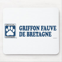 Griffon Fauve De Bretagne Blue mousepads by GenuineDogOwner Griffon Fauve De Bretagne Blue mousepads