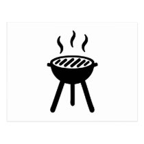 Grill BBQ postcards