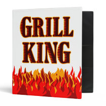 Grill King Red Flames BBQ binders
