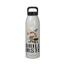 Grill Master Barbeque Man Water Bottles