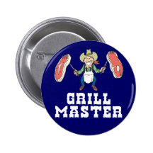 Grill Master Cowboy Buttons