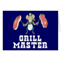 Grill Master Cowboy Card