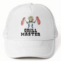 Grill Master Cowboy Trucker Hat