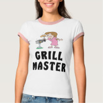 Grill Master Female t-shirts by mazcloset Grill Master Female t-shirts