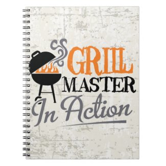 Grill Master In Action Notebook