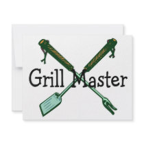 Grill Master invitations