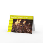 Grill Master Tiki Party Barbeque invitation Cards