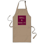Grill & Rare It! apron