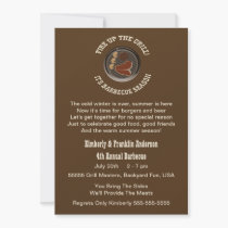 Grill Time Invitation invitations