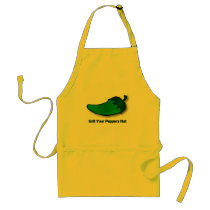 Grill Your Peppers Hot Apron