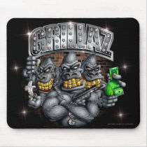 GRILLAZ Mousepad by LinkArtworks GRILLAZ Mousepad
