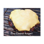 Grilled Cheese Burger Card Post Cards