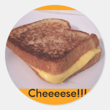 grilled cheese, Cheeeese!!! Stickers