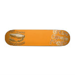Grilled Cheese, Hot Cheesy Goodness Skate Board