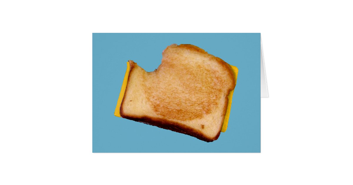 Grilled Cheese Sandwich Card Zazzle