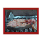 Grilled Salmon postcard