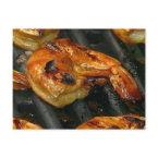 Grilled Shrimp postcard