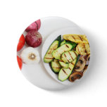 Grilled Squash And Mushrooms Buttons