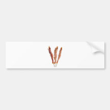 Grilled tiger prawn on a skewer bumper stickers