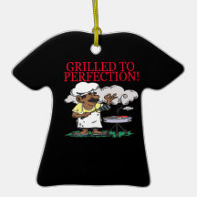 Grilled To Perfection Christmas Ornament
