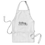 Grilling Its What I Do Best aprons