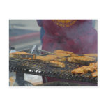 Grilling Salmon Grills postcards