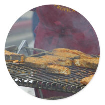 Grilling Salmon Grills stickers
