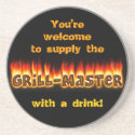 Grillmaster (customizable) coaster