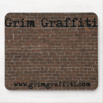 Grim Graffiti Mousepad by grimgraffiti Grim Graffiti Mousepad