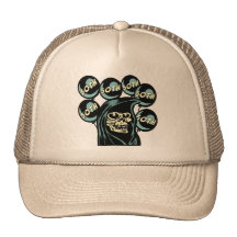Grim Reaper 50th Birthday Gifts Trucker Hat