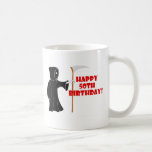 Grim Reaper 50th Birthday Mug