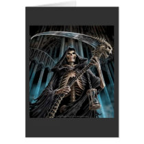 Grim Reaper Birthday Card