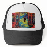 Grim reaper cartoon comic Halloween peak caps Trucker Hats