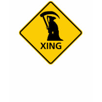 Grim Reaper / Death Crossing Highway Sig t-shirts by wesleyowns Grim Reaper / Death Crossing Highway Sig t-shirts